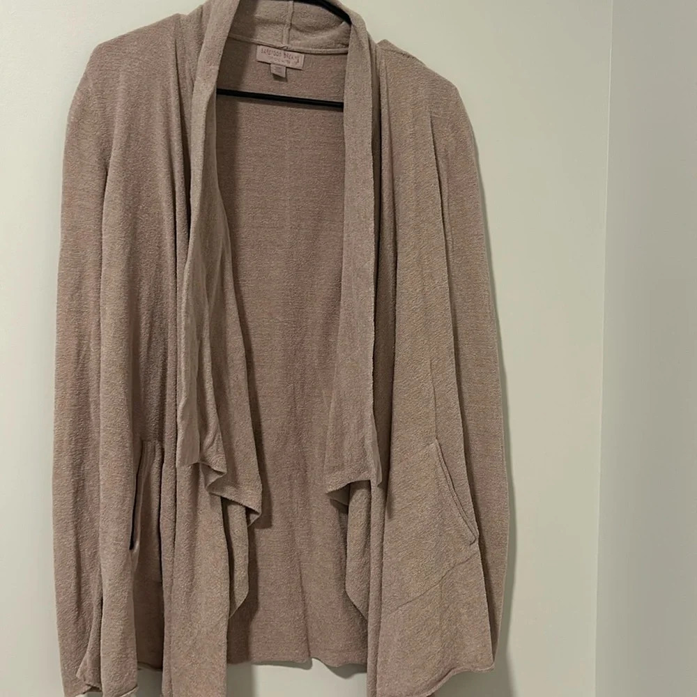 Barefoot Dreams Pink Cozy Chic Ultra Lite Cardigan Size Small Medium Loungewear